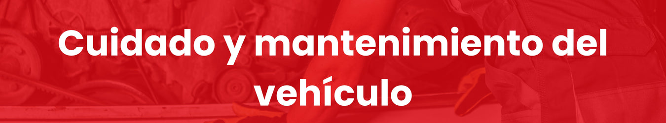 Cuidado y mantenimiento del vehículo