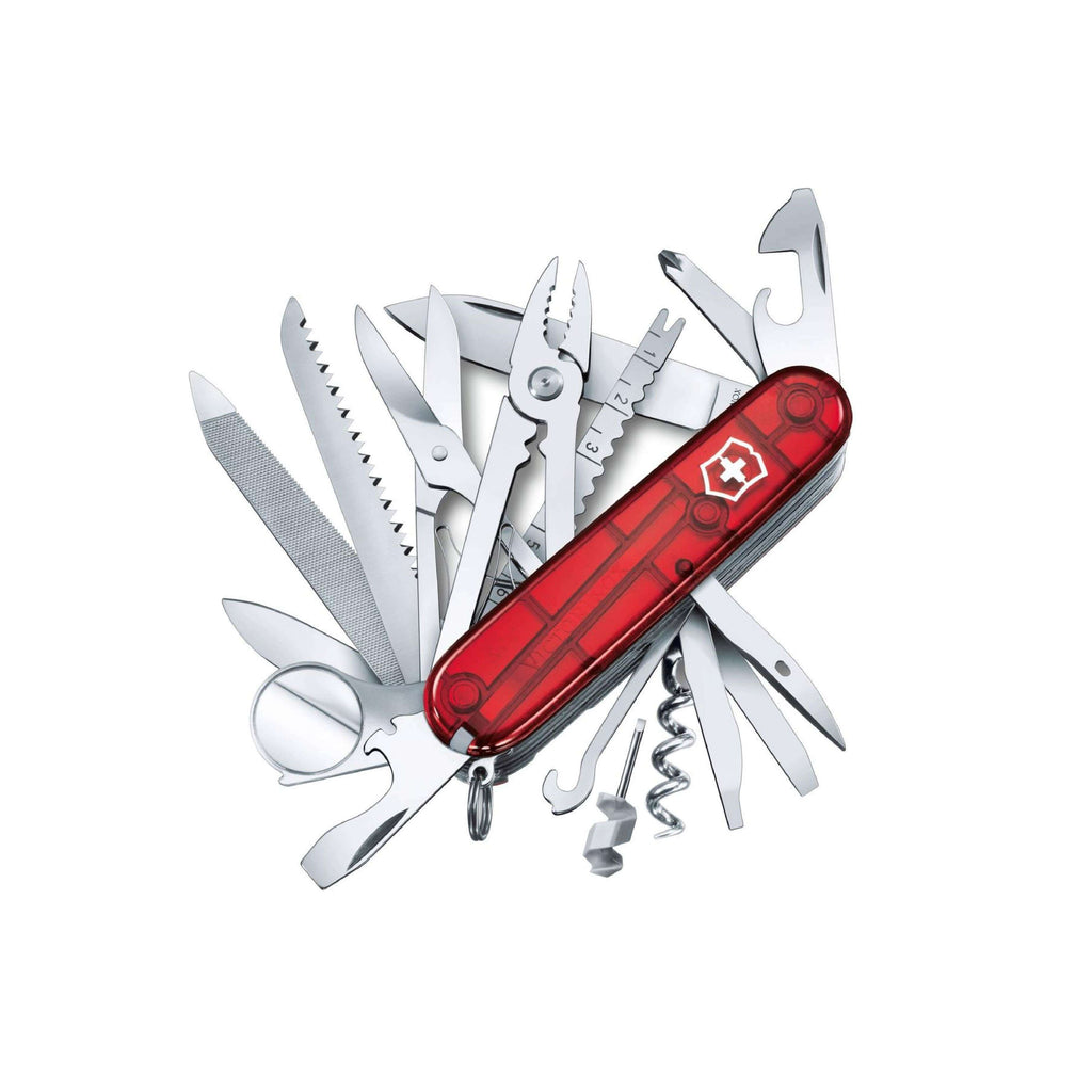 Victorinox Navaja De Bolsillo Swiss Champ, 33 Usos Color Rojo