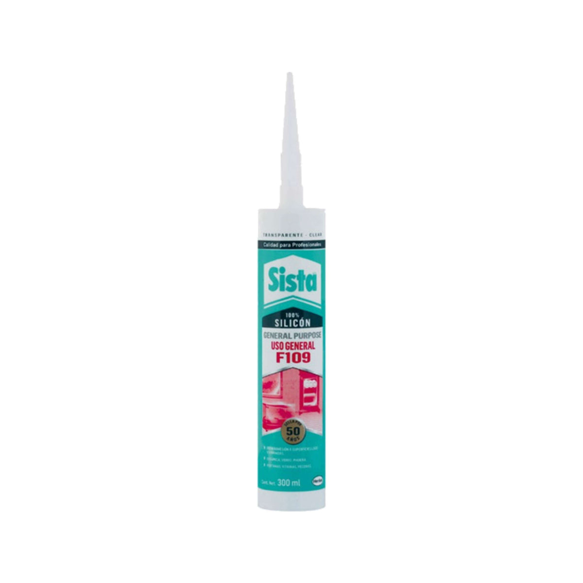 Silicón Sista antihongos 300ml transparente 879165 Henkel – Grupo Boxito